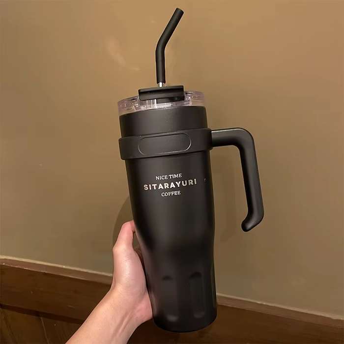 SITARAYURI 680ML DOUBLE WALLED TUMBLER - Black