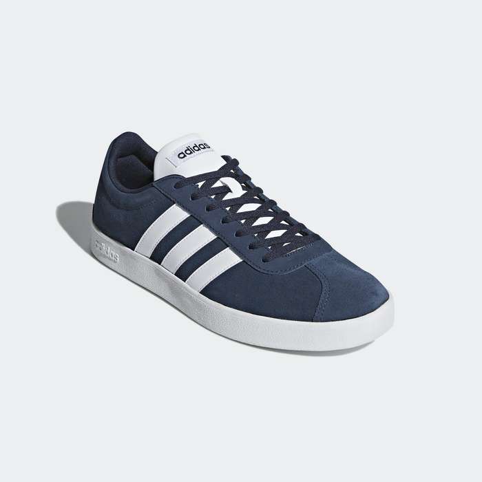 ADIDAS VL COURT NAVY WHITE SNEAKERS RETAIL R1300
