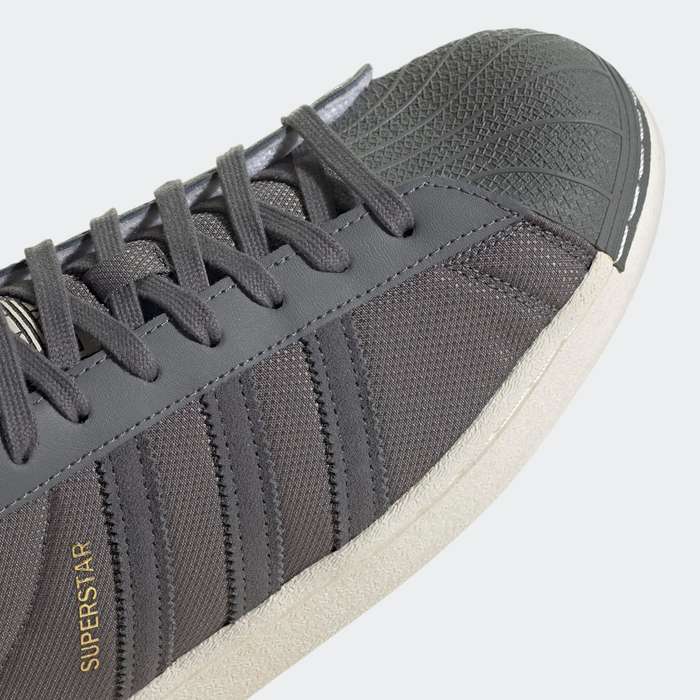 adidas SUPERSTAR Grey Four/Chalk White GZ1602 Size UK 8 (SA 8)