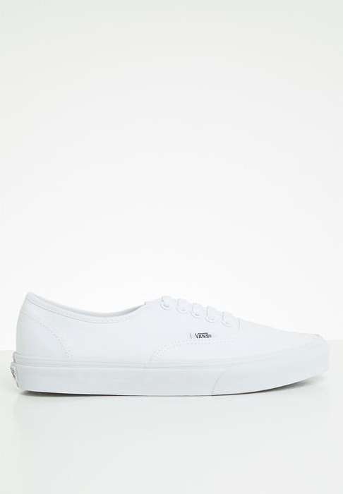 VANS AUTHENTIC WHITE SNEAKERS