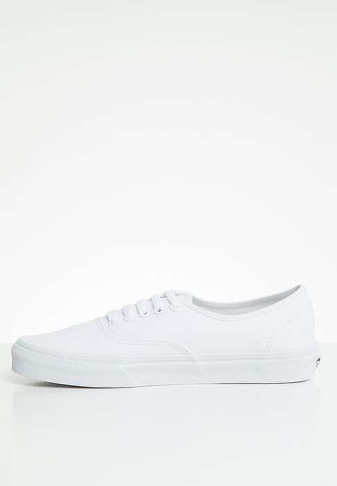 VANS AUTHENTIC WHITE SNEAKERS