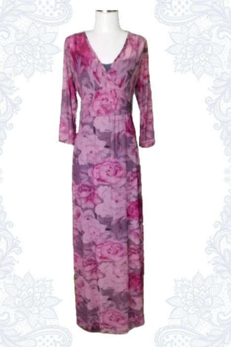 Pink Roses Empire Dress