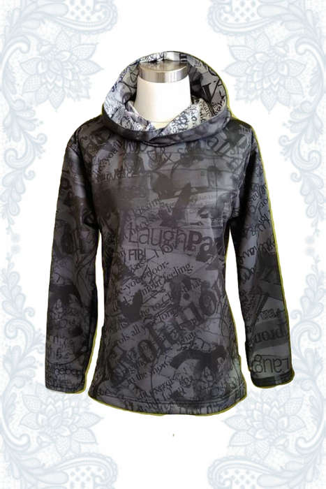 Text Graffiti Hoodie - Men