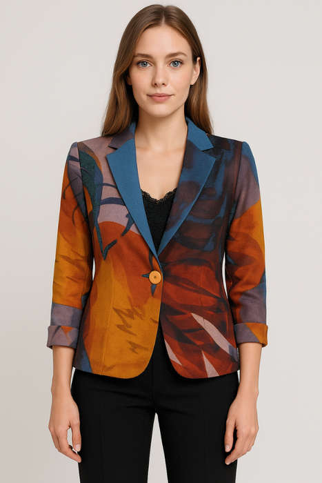 Abstract Leaf Jacket