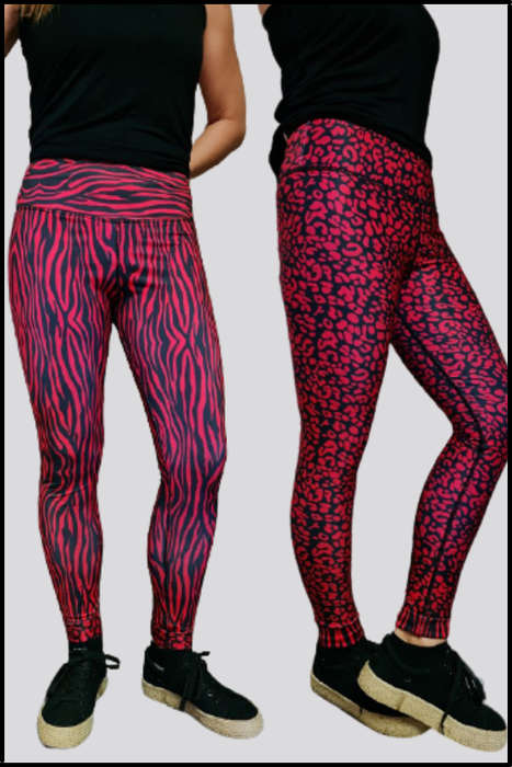 Red Fusion Reversible Tights