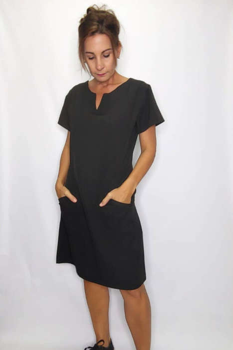 Black Pocket Dress