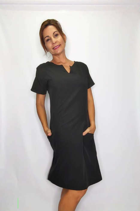 Black Pocket Dress
