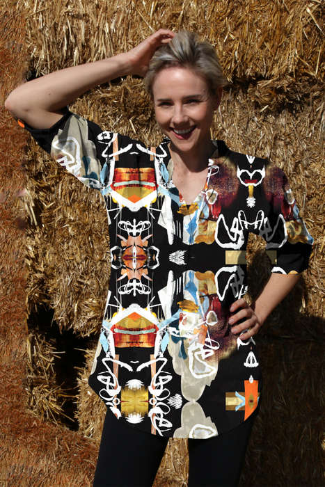 Dark Abstract Top