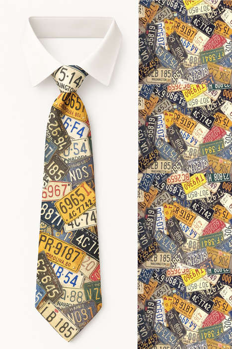 Number plates Tie
