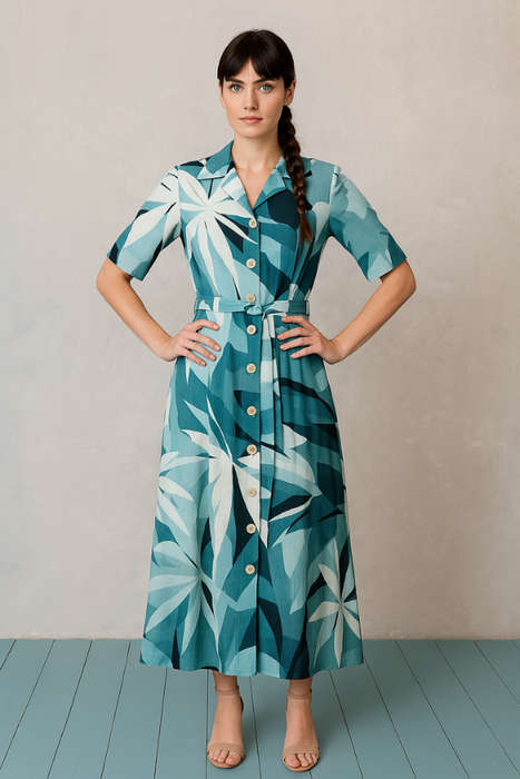 Watercolour Florals Dress