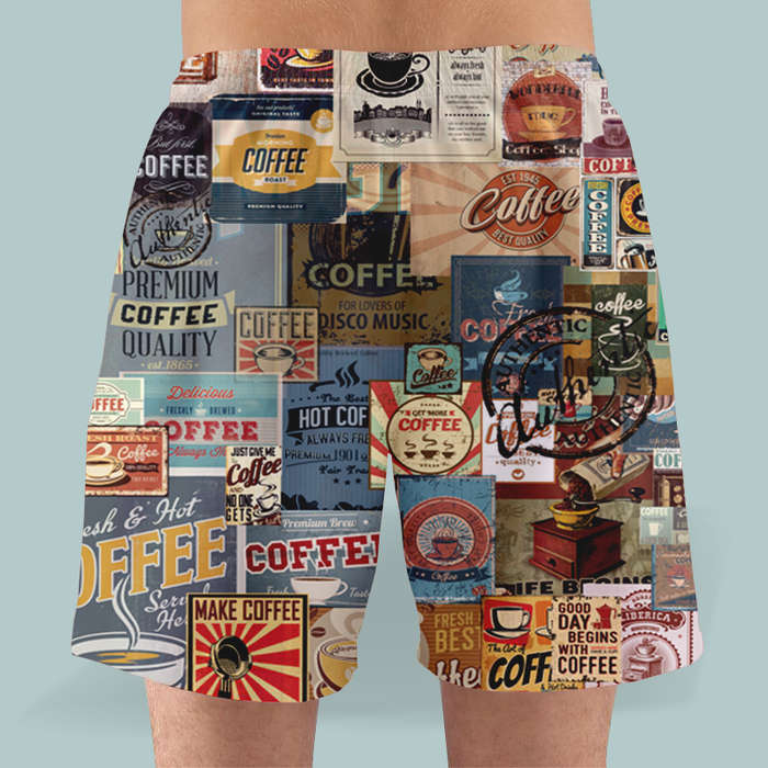 Coffee Satin Shorts
