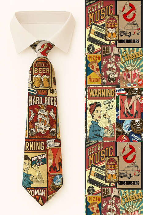 Vintage Logos Tie