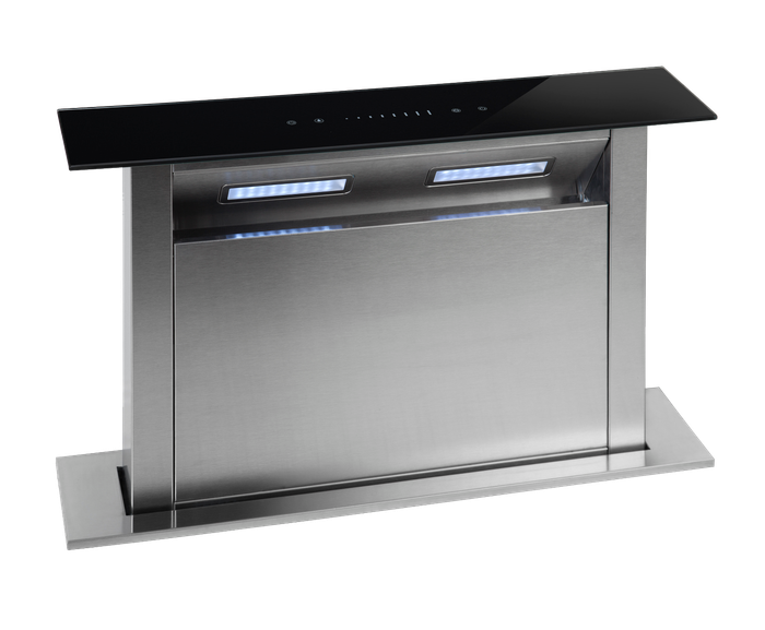 Falco 90Cm Down Draft Glass Extractor FAL-90-DDG