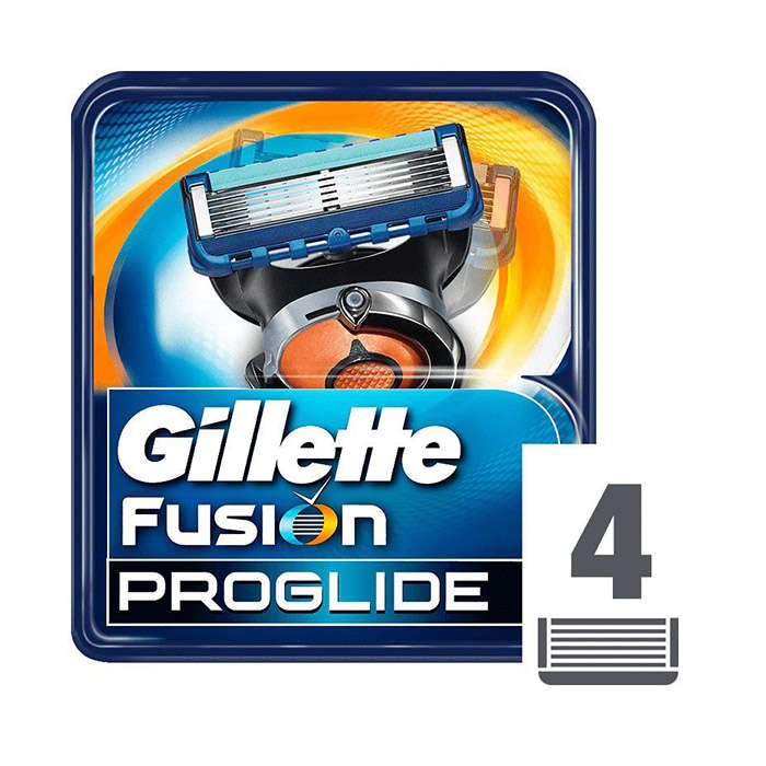 Gillette Fusion ProGlide Manual Razor Blades - 4's