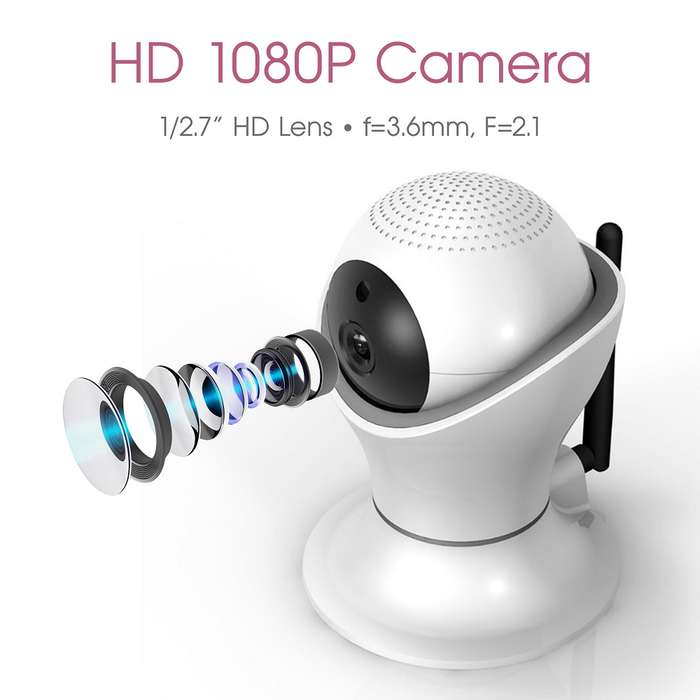Wi-Fi Video Baby Monitor Nanny Camera with Sound BWW360