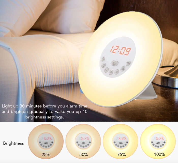 Wake Up Sleep Trainer Alarm Clock Radio (Demo Stock)