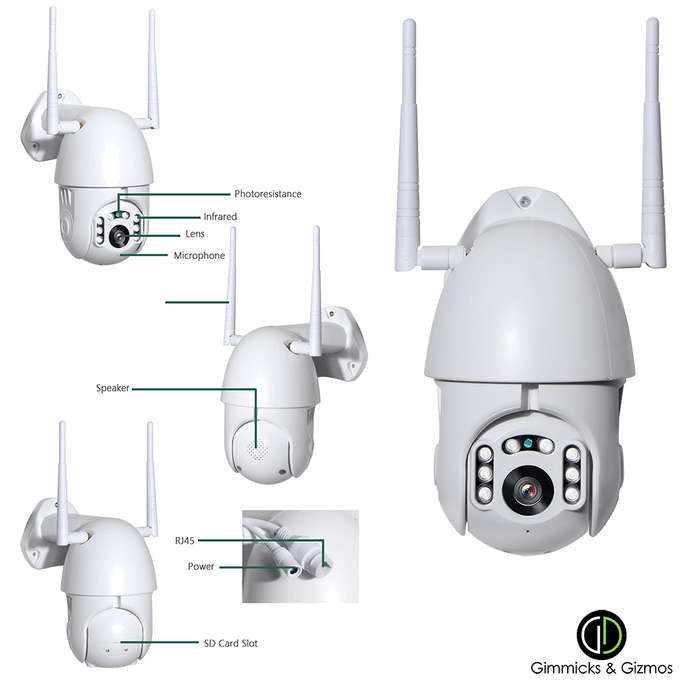 Wifi Outdoor Security Camera and Recorder