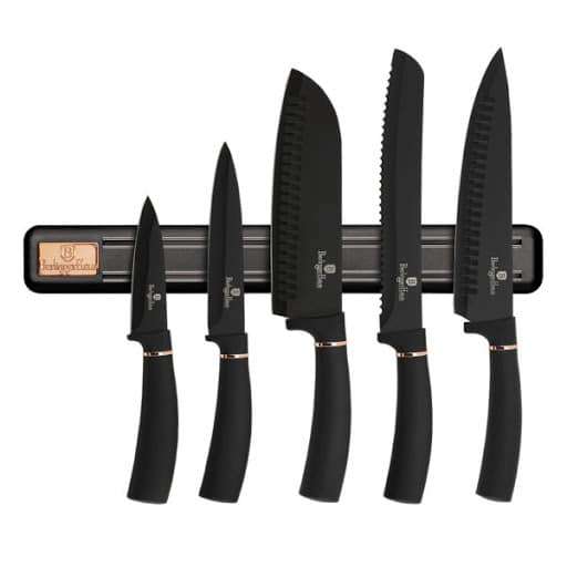 6-Piece Knife Set Berlinger Haus BH/2535 Black Rose Collection