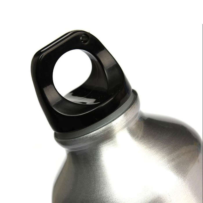 Steel 500ml Water Bottle with Carabiner Clip