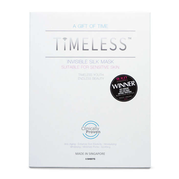 TIMELESS  TOMATO Invisible Silk Mask- Timeless Youth Endless Beauty- 5 Sheets