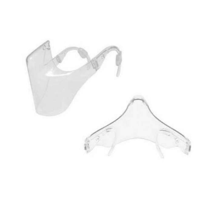 Protective Anti Fog Transparent Face Shield - Splatter Screen - Reusable Washable Clarity Mask 3 ...