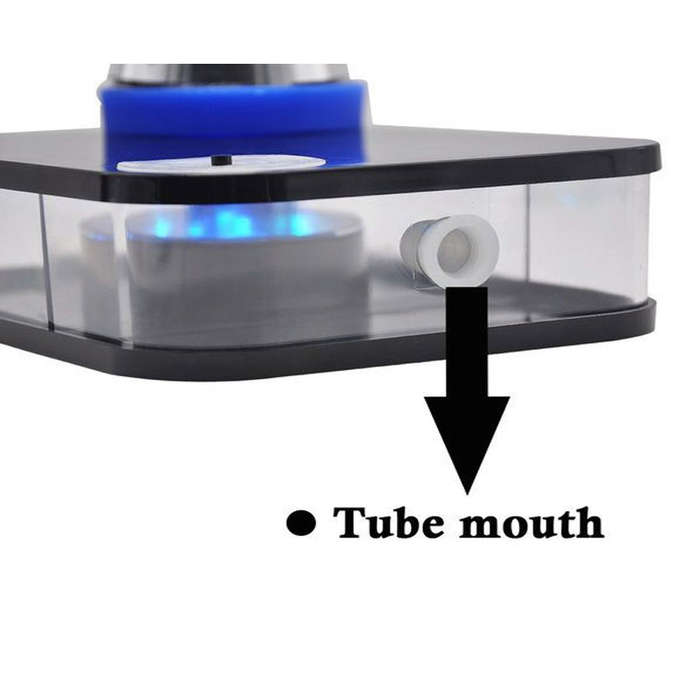 Hookah Shisha Hot Box - LED Lights - Tong - Pipes &amp; Remote - Black