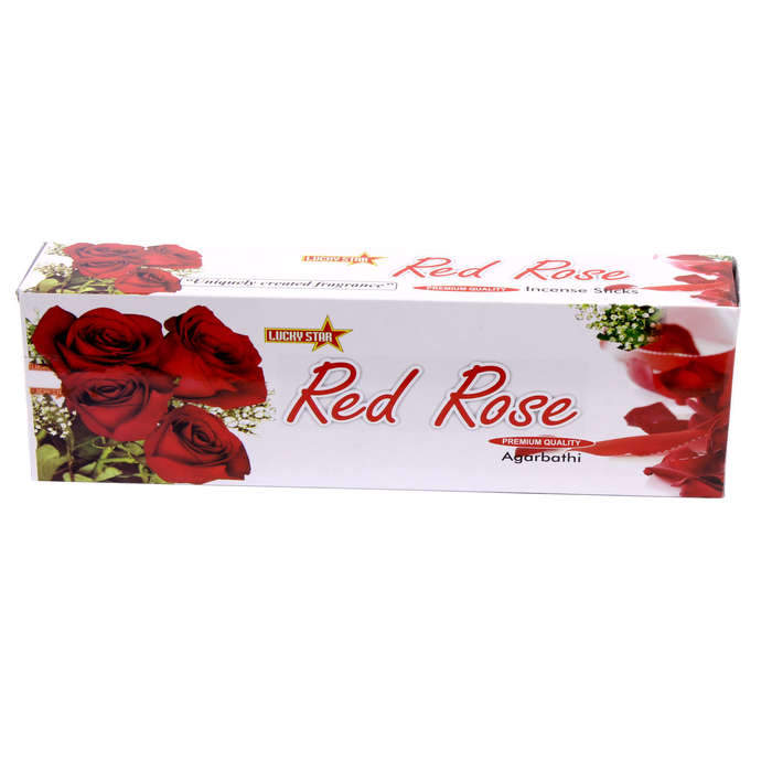 Incense Sticks - Red Rose 9" Premium Quality Agarbatti - 240 Sticks