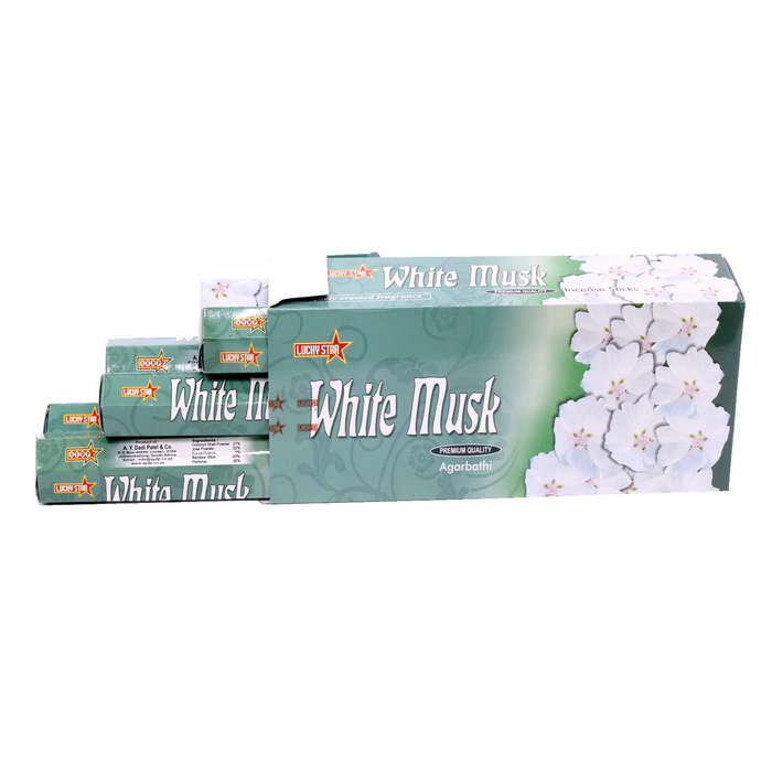 Incense Sticks - White Musk 9" Premium Quality Agarbatti - 120 Sticks