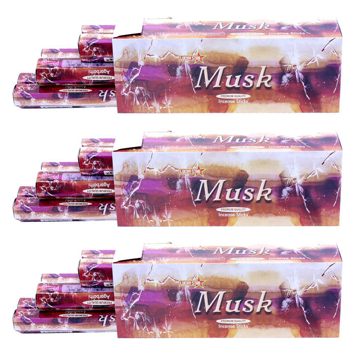 Incense Sticks - Musk 9" Premium Quality Agarbatti - 360 Sticks