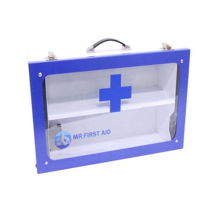 Empty LED Metal Wall-Mounted Executive Box for Regulation First Aid Kit