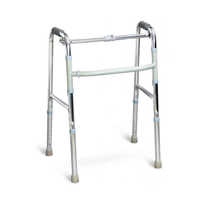Walker - Stainless Steel Walking Frame Standard Pulpit Walker