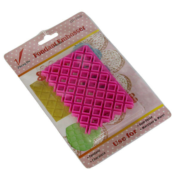 Fondant Embosser - Diamond Shape Cake Decorating Tool