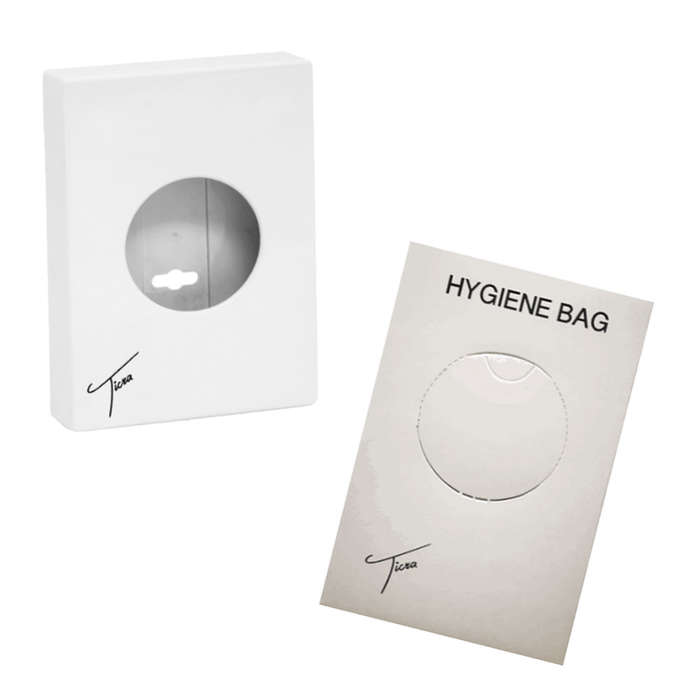 Sanitary Pad Packet/Hygiene Bag Dispenser with Hygiene Bag Pack of 30
