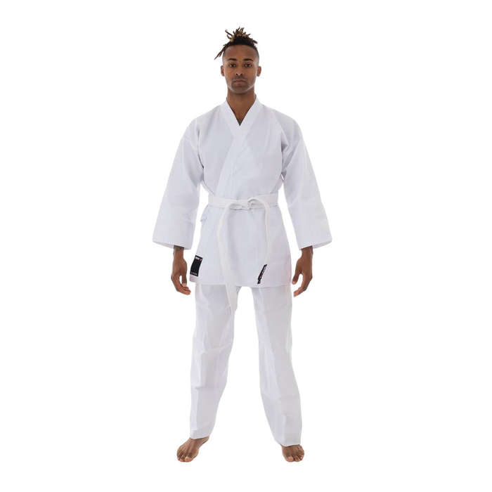 Ringstar Karate Training Uniform Suit Set Including Belt - Size: 00/120cm - White