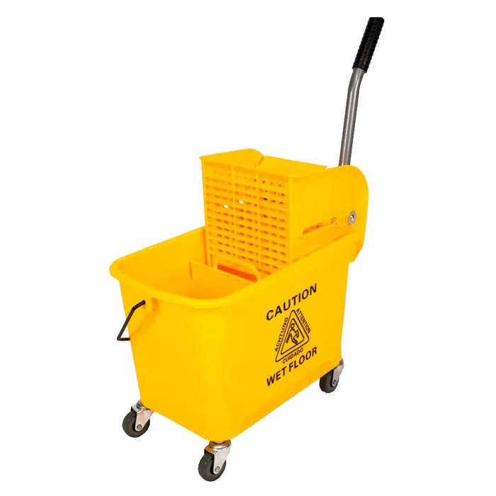 Mop Wringer with Bucket - 20 Litre - Yellow