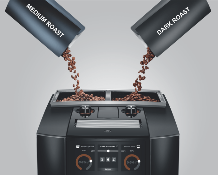Jura J8 Twin Double Coffee Grinder Bean To Cup Coffee Machine