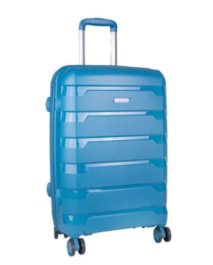 Voyager Pacific 4 Wheel Trolley Case - 65cm - Blue