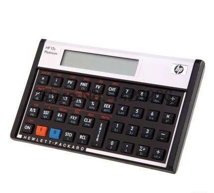 HP 12C Platinum Financial Calculator - Pre-owned
