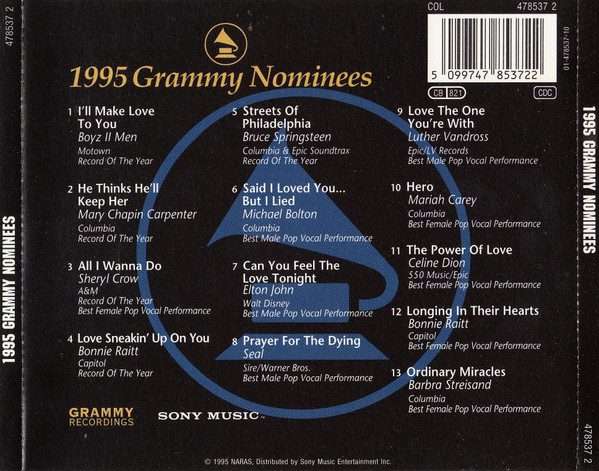 Various  1995 Grammy Nominees CD