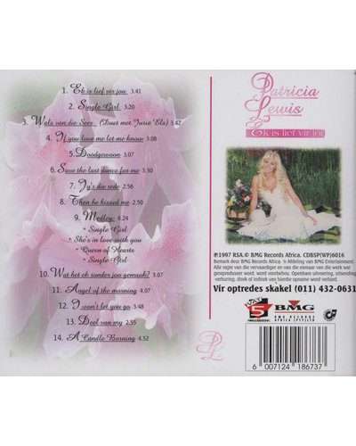 Patricia Lewis - Ek Is Lief Vir Jou (CD)