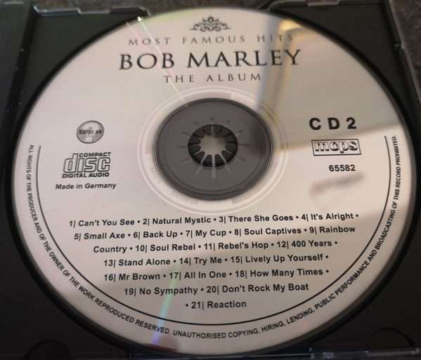 Bob Marley  Most Famous Hits - The Album (Double CD)