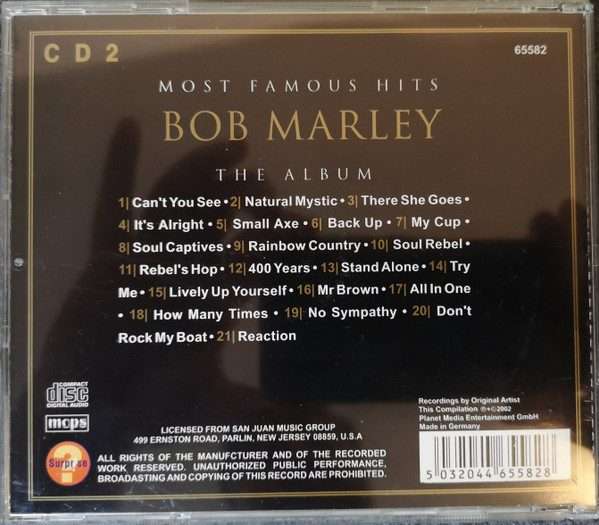 Bob Marley  Most Famous Hits - The Album (Double CD)