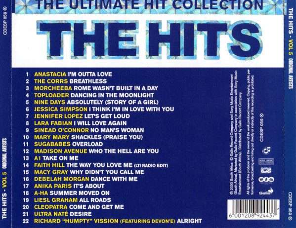 The Ultimate Hit Collection: The Hits Vol. 5 CD