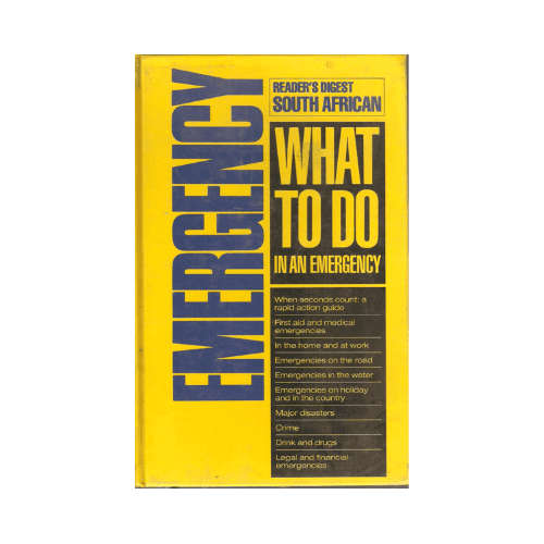 What to Do in an Emergency Hardcover