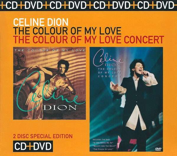 Celine Dion  The Colour Of My Love / The Colour Of My Love Concert (CD+DVD)