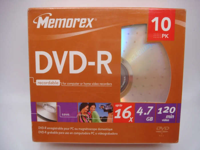 Memorex DVD-R, 4.7 GB