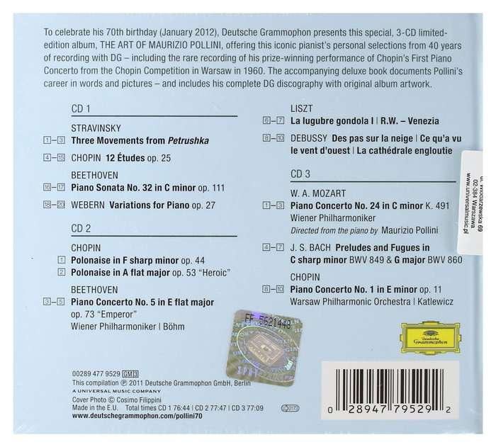 The Art Of Maurizio Pollini (3-CD Limited Edition)