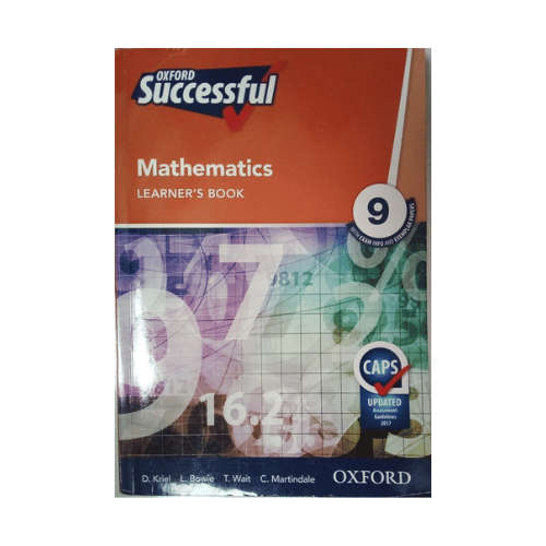 Oxford Successful Mathematics Learner's Book Grade 9
