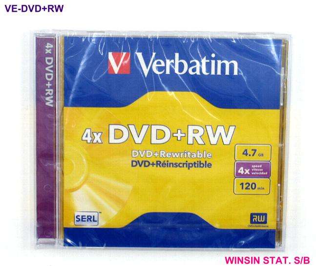 Verbatim 4.7GB - DVD+RW (4X)