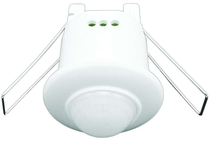 360 Deg PIR Motion Sensor Diameter 50mm Ceiling Mount 500W